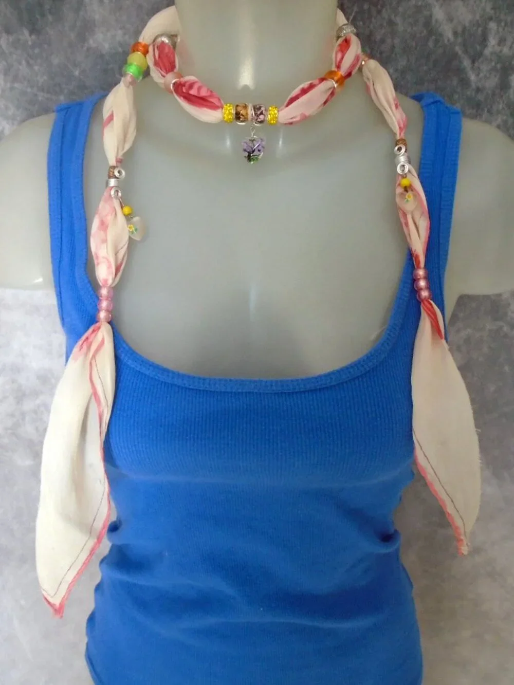 Hand Crafted vintage silk